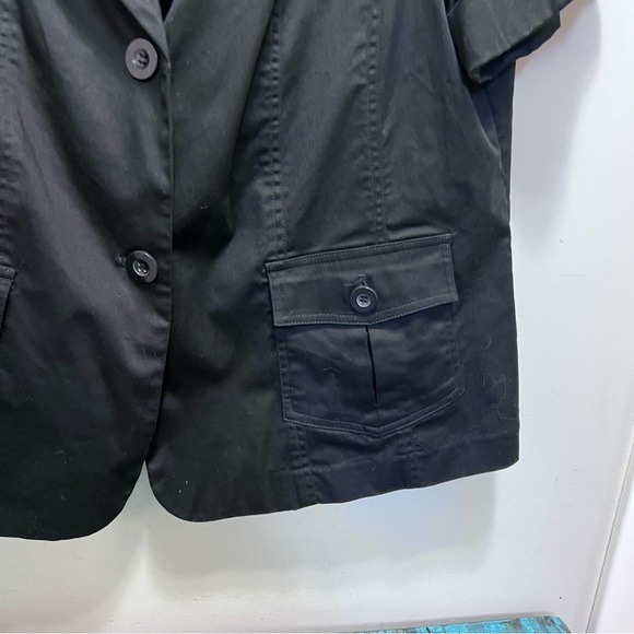 Michel by Michel Antonio Black Blazer Jacket Size 16 - Picture 5 of 9